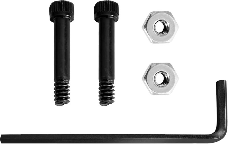 Bularie 74072 Pellet Grill Auger Motor Shaft Nut & Bolt Kit Fit for Traeger, Pit Boss, Z-Grills, Rec Tec, Camp Chef AC Pellet Grill, Auger Motor Shear Pin for Wood Pellet Grill, Replace 74073, 2 Set - Image 1